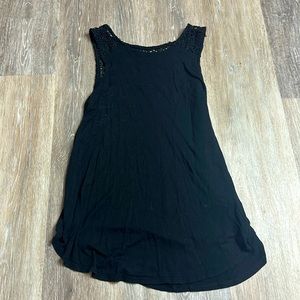 Black tank top